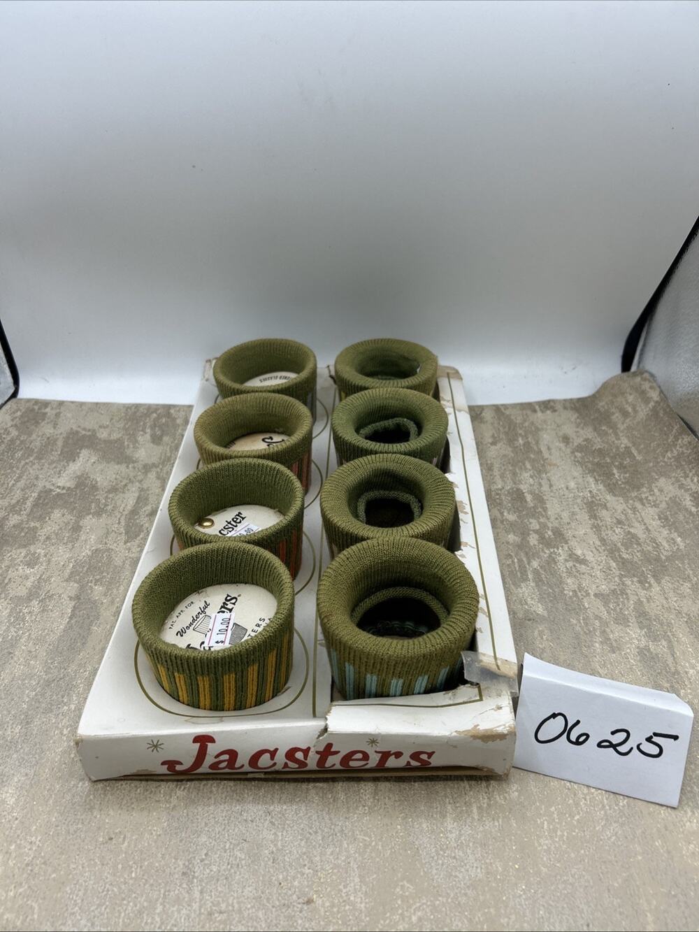 Full Set (8) Vintage Hi-Jac Corp. Therma-Jac Drink Huggers